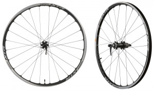 ROTI SHIMANO XTR WH-M985 (XCR) FATA & SPATE PT. DISC CENTERLOCK 24H OLD:100/135MM QR-TYPE (R:173MM) 559X19C CLINCHER/TUBELESS FARA HUSE AMBALAT IND.