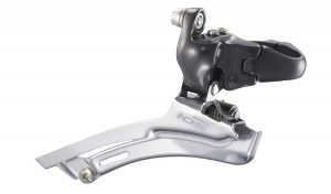 SCHIMBATOR FATA SHIMANO 105 FD-5600-L DUBLU PT. 10 VIT. PE SPATE COLIER 31.8MM CL 43.5MM NEGRU VRAC