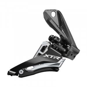 SCHIMBATOR FATA SHIMANO XTR FD-M9100-D DUBLU PT. 12 VIT. PE SPATE DIRECT MOUNT SIDE SWING TRAGERE PRIN FATA CS 66-69 CL:48.8/51.8MM PT 38T AMBALAT IND.