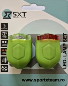 Set Flash cu Baterii SXT (silicone) Verde Lime