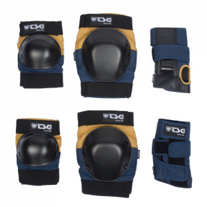 Set protectii TSG Basic - Night Blue/Dusk Yellow L