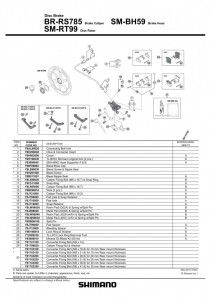 SM-MA SURUB CONVERSIE SHIMANO (M5 X 21.8) PT. 15MM GROSIME SPATE (BR-RS785)