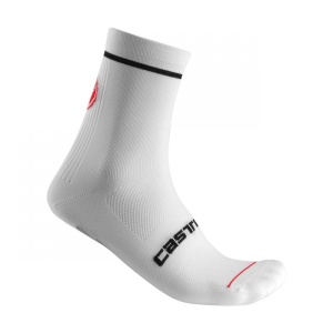 Sosete Castelli Entrata 13, unisex, alb, XXL, 44-47