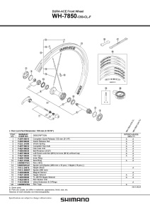SPITA SHIMANO WH-7850-C50-TU-F 260MM