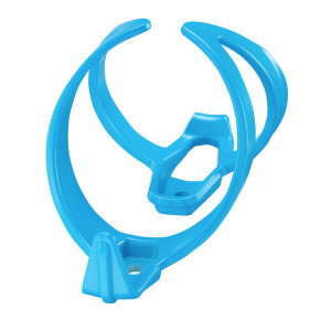 Suport bidon SUPACAZ Fly Cage Poly (Plastic) - albastru neon