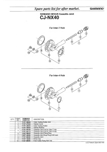 SUPORT PT. CAMASA SHIMANO CJ-NX40 - Img 2