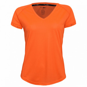 Tricou alergare FUNKIER Biancavilla - Portocaliu neon S - Img 2
