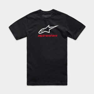 Tricou Alpinestars Always 2.0 CSF Tee Black/White/Red M - Img 2