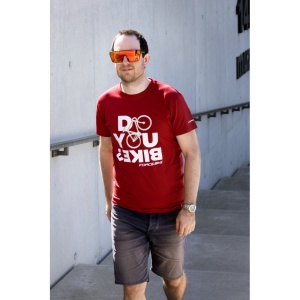 Tricou ciclism Force Bike, rosu, 3XL - Img 6
