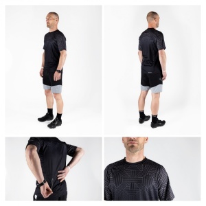 Tricou ciclism Force City, negru/gri, XS - Img 6