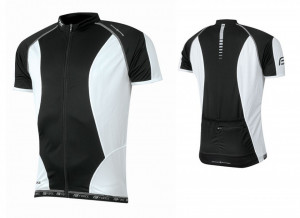 Tricou ciclism Force T12 negru/alb M - Img 2