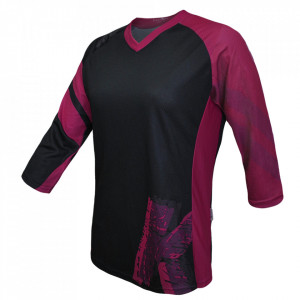 Tricou Ciclism FUNKIER Dolomiti-W Enduro Women (3/4) sleeve - Purple S - Img 2