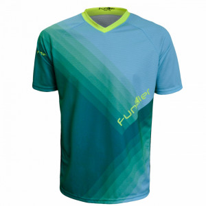 Tricou Ciclism FUNKIER Termoli Enduro Men (S/S) - Blue/Green XL - Img 2