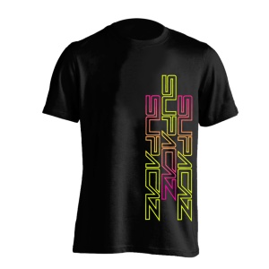 Tricou Ciclism SUPACAZ Str8 Up (S/S) - Roz/Galben XL - Img 2