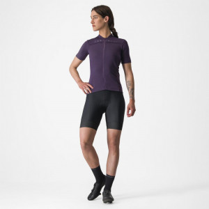Tricou cu maneca scurta Castelli Anima 4, pentru femei, mov nocturn, M - Img 8