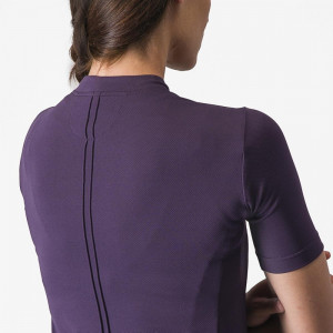 Tricou cu maneca scurta Castelli Anima 4, pentru femei, mov nocturn, S - Img 6