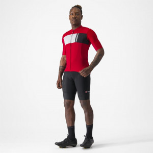 Tricou cu maneca scurta Castelli Prologo 7, Rosu/Alb/Negru, XXL - Img 7