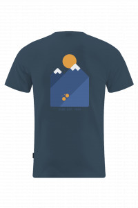 TRICOU CUBE ORGANIC ROOKIE MOUNTAINS BLUE M - Img 2