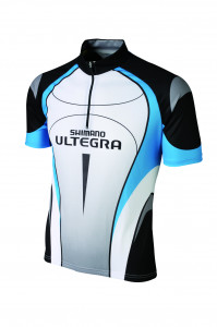 TRICOU SHIMANO ORIGINALS ULTEGRA MANECA SCURTA NEGRU/ALBASTRU/ALB/ALB