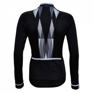 Tricou Termic Ciclism FUNKIER Volterra-LW (L/S) - Black/White M - Img 2