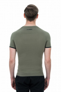 TRICOU UNDER CUBE BASELAYER RACE BE COOL S/S OLIVE M/L - Img 3