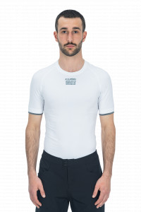 TRICOU UNDER CUBE BASELAYER RACE BE COOL S/S WHITE M/L - Img 2