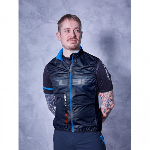 VESTE CUBE TEAMLINE GILET REPULSE BLACK BLUE L - Img 2