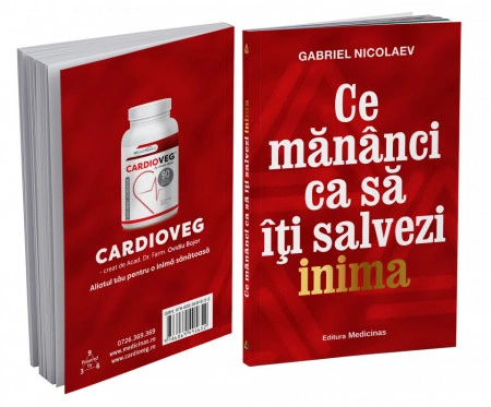 KIT CARDIO COMPLEX - pentru susținerea funcțiilor cardiovasculare, GRATUIT la prima comandă cartea ”Ce mănânci ca să îți salvezi inima” - Img 2
