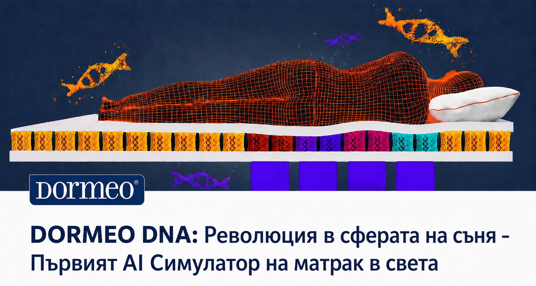 Какво е DORMEO DNA Симулатор и как променя начина по който спим?