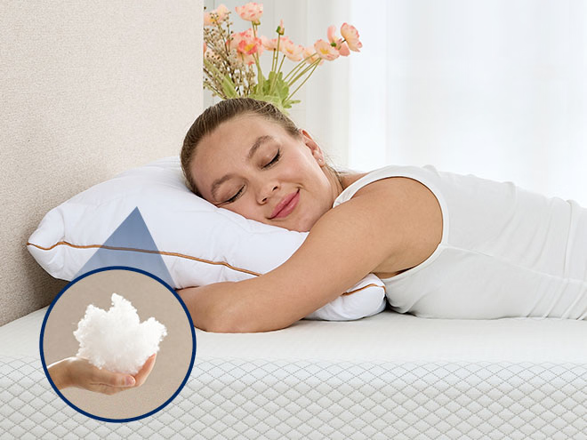 Пухкав пълнеж от Wellsleep микрофибри