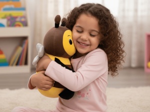 ИГРАЧКА И ВЪЗГЛАВНИЦА ПЧЕЛА 2В1 DORMEO - Img 4