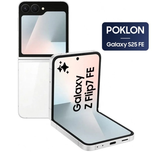 SAMSUNG Galaxy Z Flip7 FE 8/256GB Beli (White)