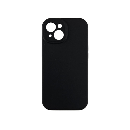 Silikonska SOFT futrola sa zaštitom kamere iPhone 15 CRNA