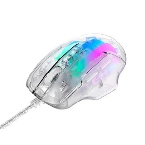 Havit USB miš MS1011SE transparent bela - Img 4