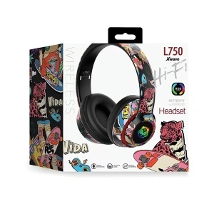 Xwave L750 black Bluetooth slušalice stereo sa mikrofonom/v5.3/Aux/microSD - Img 4