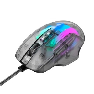 Havit USB miš MS1011SE transparent crna - Img 4