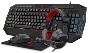 Havit gejming kombo 4u1 ( miš + tastatura + slušalice + podloga ) KB501CM