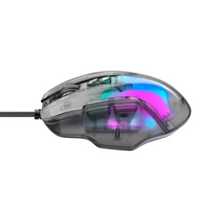 Havit USB miš MS1011SE transparent crna - Img 2