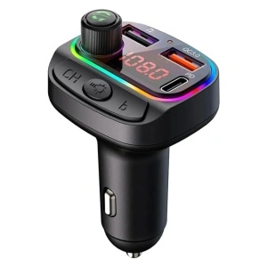 Kettz FM Transmiter i Punjač Paya – 2×USB QC3.1 + Type-C, LED