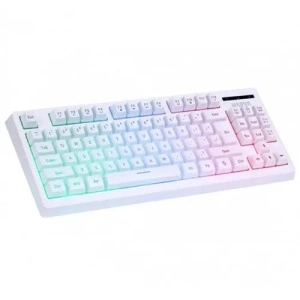 Set USB Tastatura+Miš+Podloga Marvo CM310 3in1 gejmerski set sa površinskim osvetljenjem beli - Img 3