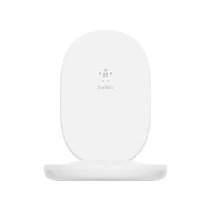 Belkin Boost Charge bežični stoni punjač sa kablom i adapterom 15W, beli - Img 2