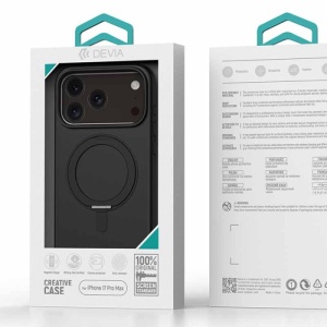 Futrola Hard Case Devia Eleguard Magnetic 360 Rotating Za Iphone 17 Pro Crna - Img 2