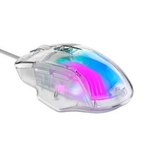 Havit USB miš MS1011SE transparent bela - Img 5