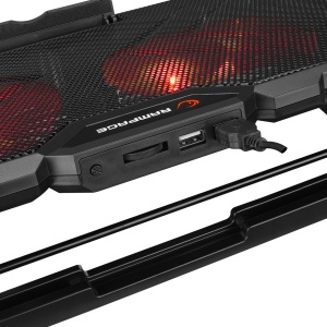 Postolje za laptop 17" Addison Rampage AD-RC12 GAMEZONE crna - Img 6