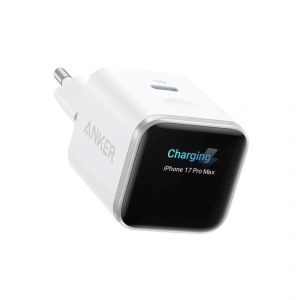 ANKER Nano kućni punjač sa ekranom 45W, Type C, beli