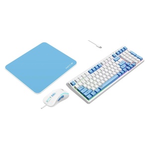 Havit gejming kombo 3u1 KB897CM belo-plava - Img 2