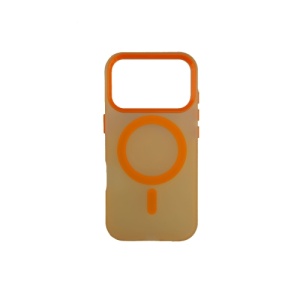 Silikonska futrola Magsafe FLURO COLOR Iphone 17 Pro Max NARANDŽASTA
