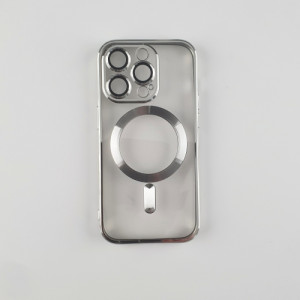 Silikonska futrola Magsafe Iphone 14 Pro Max SILVER