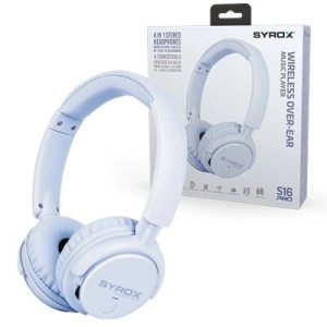SYROX S16 Wireless Headset with Microphone blue - Img 2