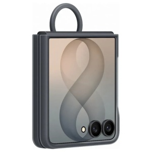 SAMSUNG silikonska futrola sa prstenom Z Flip8 CRNA EF-EF776-CBE - Img 2